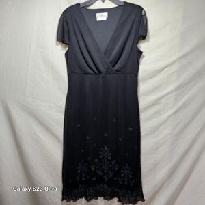 AGB Byer California Dress size 8 polyester black